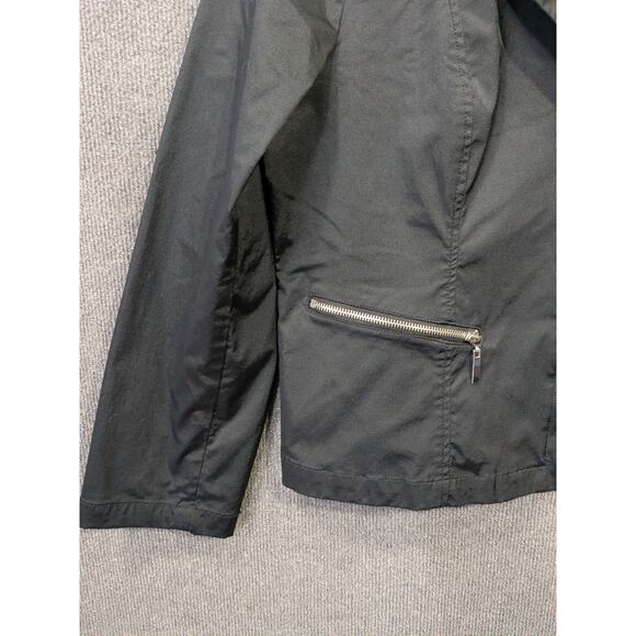 Chicos 2 Jacket Womens Large 12 Carefree Chill Carlynn Preppy Pop Collar Zip - Picture 2 of 10